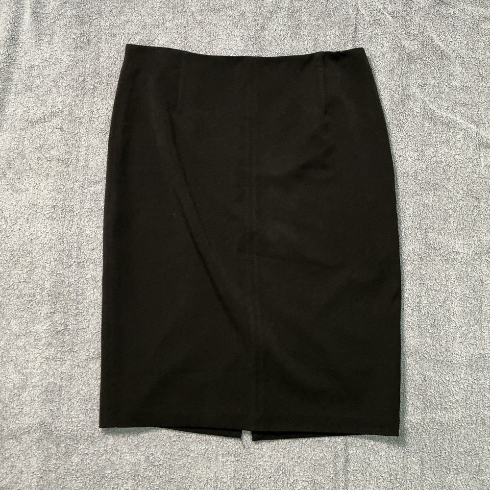 White House Black Market Seasonless Pencil Skirt Black 570227032 Size 12 NWT